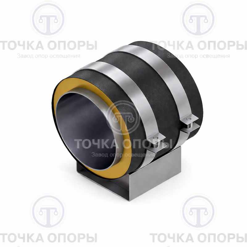 Скользящая опора СПОн 273/500.100 подкладная надземная для труб в ППУ