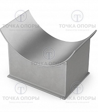 Опоры приварные неподвижные и скользящие МВН 124-63