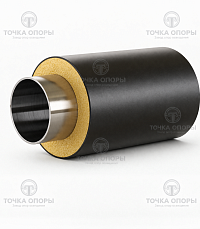 Труба стальная оцинкованная в ППУ-изоляции 273х7 мм ГОСТ 30732-2006