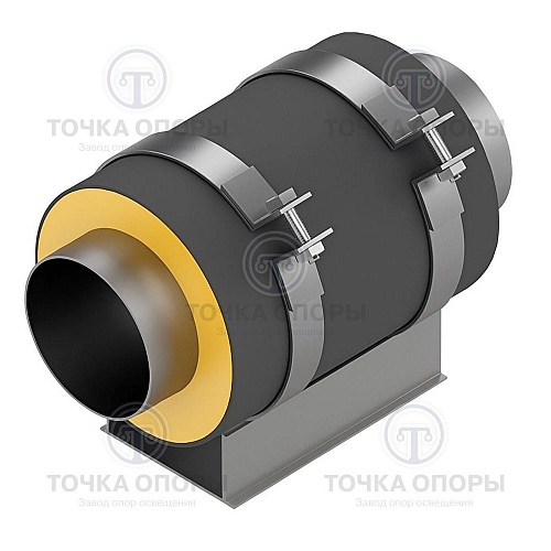 Скользящая опора СПО 108/250.200 подкладная для труб в ППУ