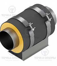 Скользящая опора СПО 108/180.200 подкладная для труб в ППУ